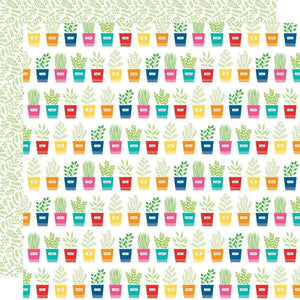 Scrapbooking  Home Sweet Home Double-Sided Cardstock 12"X12" - Houseplants Paper 12x12