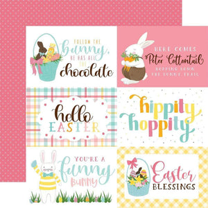 Scrapbooking  I Love Easter Double-Sided Cardstock 12"X12" - 4x6 Journaling Cards Paper 12x12