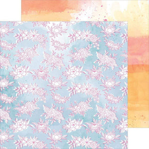 Scrapbooking  Just A Little Lovely Double-Sided Cardstock 12"X12" - New Thoughts Paper 12x12