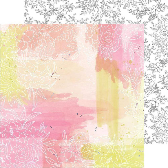 Scrapbooking  Just A Little Lovely Double-Sided Cardstock 12