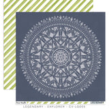 Scrapbooking  Legendary Double Sided Cardstock Paper 12"x12" - Explorer Paper 12x12