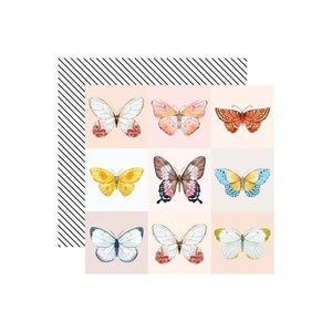 Scrapbooking  Love Is In The Air Double-Sided Cardstock 12"X12" -Butterfly Paper 12x12