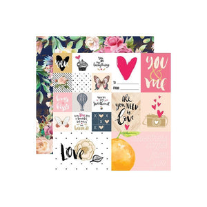 Scrapbooking  Love Is In The Air Double-Sided Cardstock 12"X12" -You & Me Paper 12x12