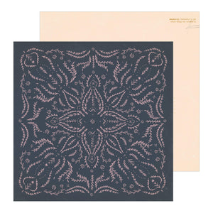 Scrapbooking  Maggie Holmes Heritage Double-Sided Cardstock 12"X12" - Embroidered Paper 12x12