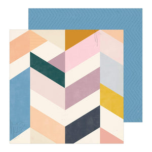 Scrapbooking  Maggie Holmes Heritage Double-Sided Cardstock 12"X12" - Library Paper 12x12