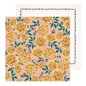 Scrapbooking  Maggie Holmes Heritage Double-Sided Cardstock 12"X12" - Margaret Paper 12x12
