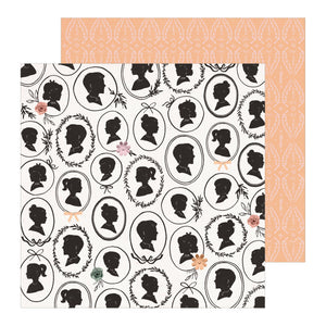 Scrapbooking  Maggie Holmes Heritage Double-Sided Cardstock 12"X12" - Portrait Paper 12x12