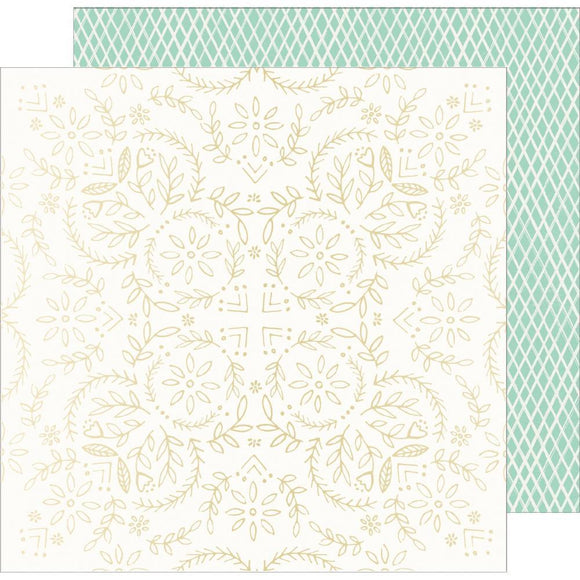 Scrapbooking  Maggie Holmes Sunny Days Foiled Cardstock 12