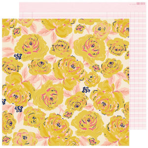Scrapbooking  Maggie Holmes Sweet Story Double-Sided Cardstock 12"X12" - Buttercup Paper 12x12