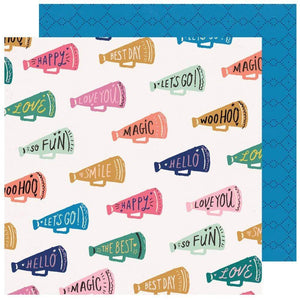 Scrapbooking  Maggie Holmes Sweet Story Double-Sided Cardstock 12"X12" - Glee Paper 12x12