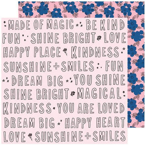 Scrapbooking  Maggie Holmes Sweet Story Double-Sided Cardstock 12"X12" - Kindness Paper 12x12