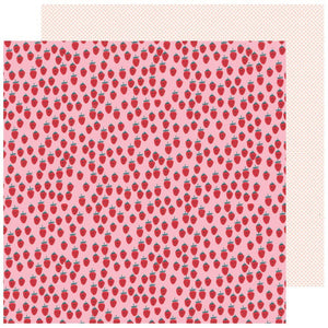 Scrapbooking  Maggie Holmes Sweet Story Double-Sided Cardstock 12"X12" - Shortcake Paper 12x12