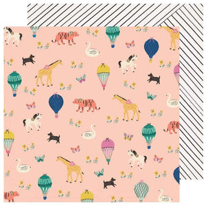 Scrapbooking  Maggie Holmes Sweet Story Double-Sided Cardstock 12"X12" - Storytime Paper 12x12