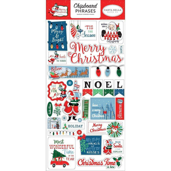 Scrapbooking  Merry Christmas Chipboard 6