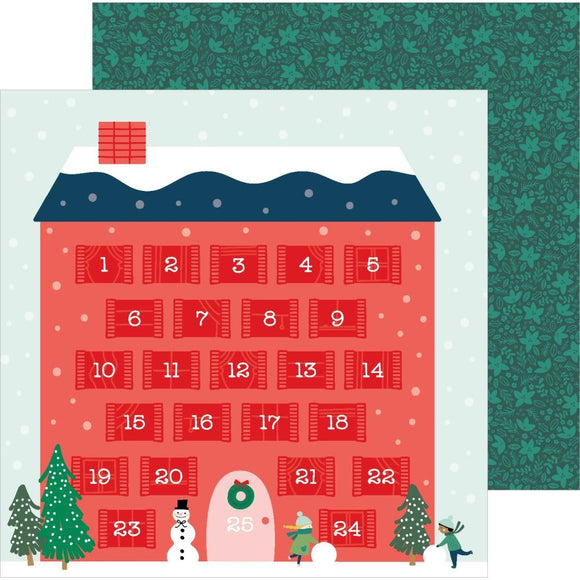 Scrapbooking  Merry Little Christmas Double-Sided Cardstock 12