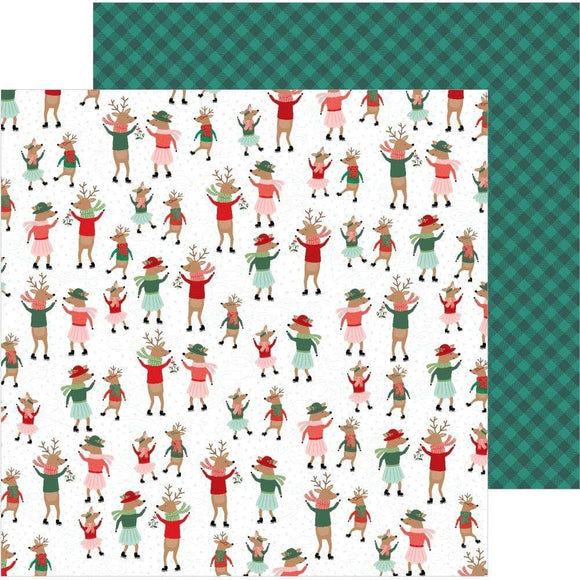 Scrapbooking  Merry Little Christmas Double-Sided Cardstock 12