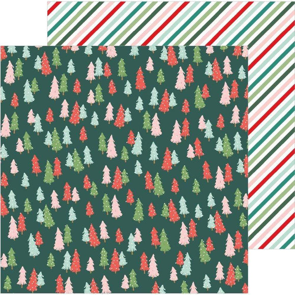 Scrapbooking  Merry Little Christmas Double-Sided Cardstock 12