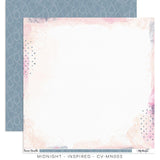 Scrapbooking  Midnight Double-Sided 12″x12″ Paper - Inspired Paper 12x12