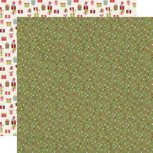 Scrapbooking  Simple Stories Holly Jolly Double-Sided Cardstock 12"X12" - Seasons Greetings Paper 12x12