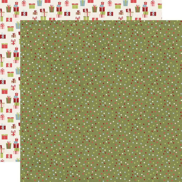 Scrapbooking  Simple Stories Holly Jolly Double-Sided Cardstock 12