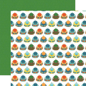 Scrapbooking  Summer Adventure Double-Sided Cardstock 12"X12" - Hike Paper 12x12