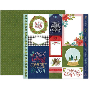 Scrapbooking  Together For Christmas Double-Sided Cardstock 12"X12" - Paper No:1 Paper 12x12