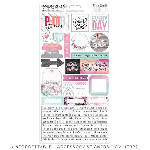 Unforgettable Sticker Unforgettable Collection