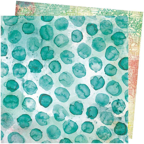 Scrapbooking  Vicki Boutin Let's Wander Double-Sided Cardstock 12