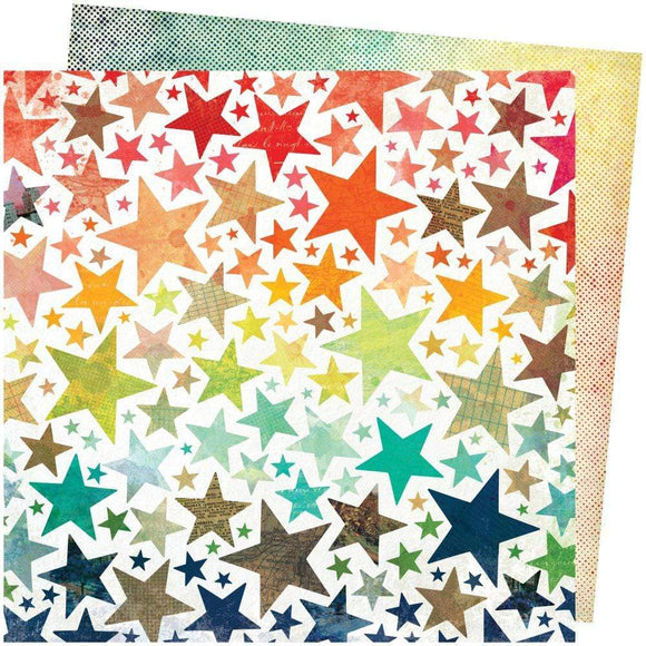 Scrapbooking  Vicki Boutin Let's Wander Double-Sided Cardstock 12