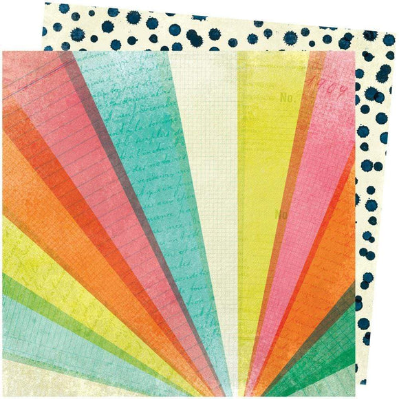 Scrapbooking  Vicki Boutin Let's Wander Double-Sided Cardstock 12