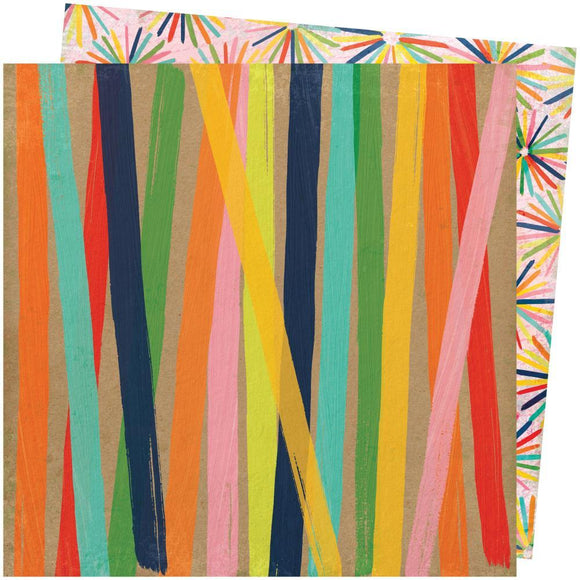 Scrapbooking  Vicki Boutin Let's Wander Double-Sided Cardstock 12