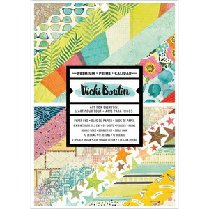 Scrapbooking  Vicki Boutin Let's Wander Double-Sided Paper Pad 6"X8" 24/Pkg Paper 12x12