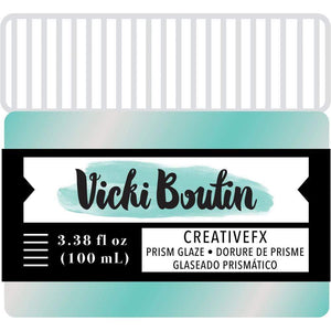 Scrapbooking  Vicki Boutin Mixed Media Creative FX Glaze 3.38oz Prism Paper 12x12