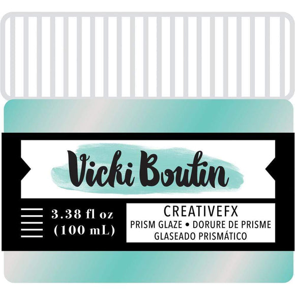 Scrapbooking  Vicki Boutin Mixed Media Creative FX Glaze 3.38oz Prism Paper 12x12