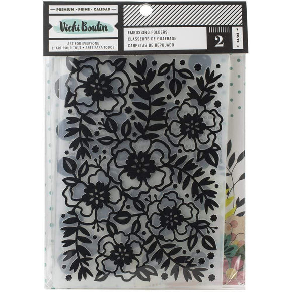 Scrapbooking  Vicki Boutin Mixed Media Embossing Folders 6