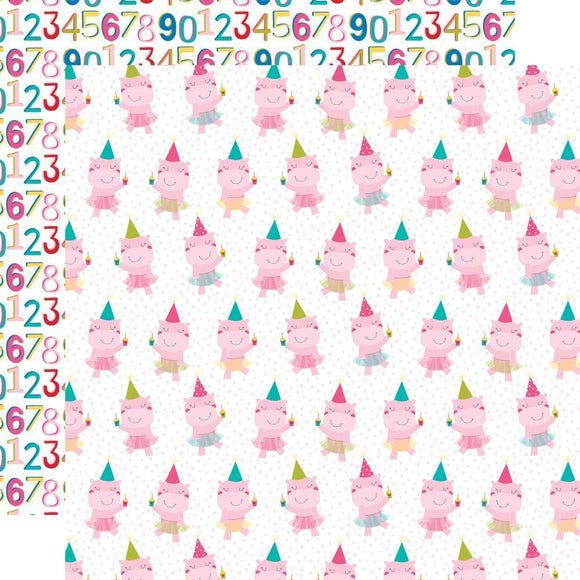 Scrapbooking  Wish Big Girl Double-Sided Cardstock 12