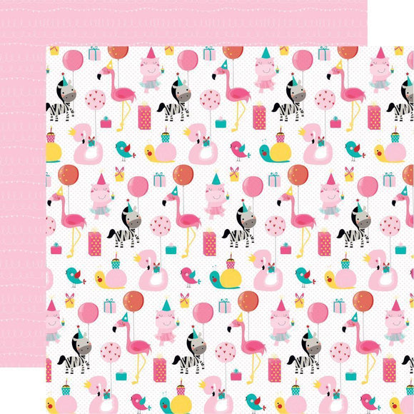 Scrapbooking  Wish Big Girl Double-Sided Cardstock 12
