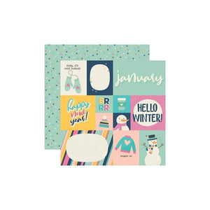 Scrapbooking  Best Year Ever Double-Sided Cardstock 12"X12" -January Paper Pad