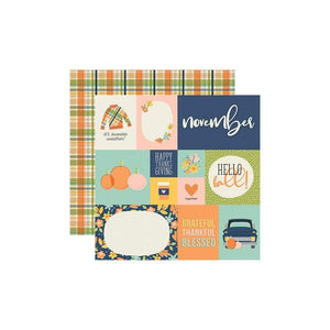 Scrapbooking  Best Year Ever Double-Sided Cardstock 12"X12" - November Paper Pad