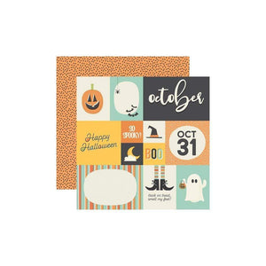 Scrapbooking  Best Year Ever Double-Sided Cardstock 12"X12" - October Paper Pad