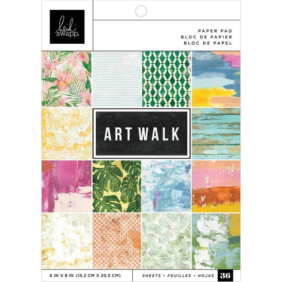 Scrapbooking  Heidi Swapp Art Walk - Single-Sided Paper Pad 6