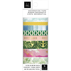 Scrapbooking  Heidi Swapp Art Walk Washi Tape Rolls 8/Pkg 6 Yards Each Paper Pad