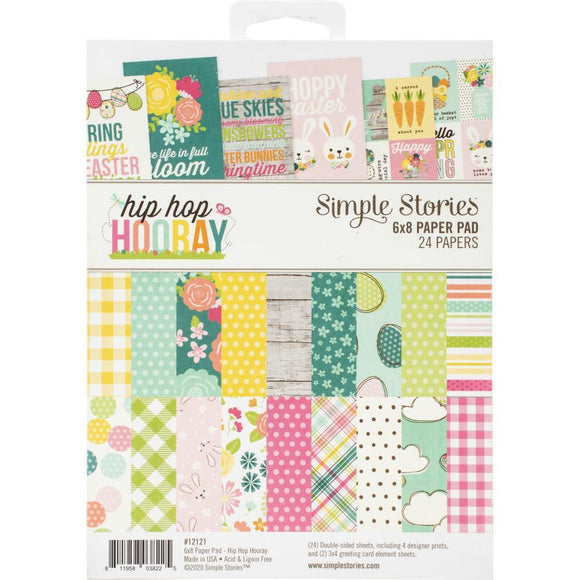 Scrapbooking  Hip Hop Hooray Double-Sided Paper Pad 6