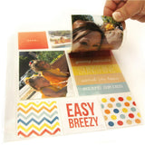 Scrapbooking  Sn@p! Photo Flips For 6"X8" Binders 12/Pkg 4"X6" plastic pockets