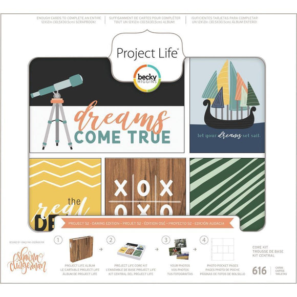 Scrapbooking  Project Life Core Kit Daring, 616/Pkg