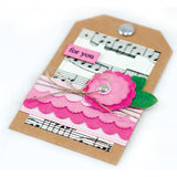 Scrapbooking  EK Success Edge Punch Scalloped Scallop, 2"X1" punch