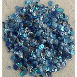 Scrapbooking  28 Lilac Lane Tin W/Sequins 40g - Denim Blues sequins