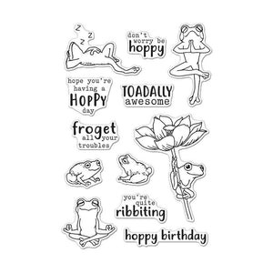 Scrapbooking  Hero Arts Clear Stamps 4"X6" Hoppy Day stamp