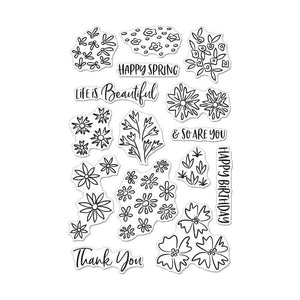 Scrapbooking  Hero Arts Clear Stamps 4"X6" Life Is Beautiful stamp