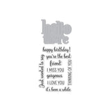 Scrapbooking  Hero Arts Stamp & Cut Hello There stamp